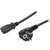 StarTech.Com Cavo di Alimentazione per PC da EU Schuko a C13 da 3 m, Cavo di Ricambio AC 250V 10A 18AWG per Portatile/TV/Monitor/Schermo; da Spina Schuko CEE 7/7 a IEC 60320 C13 (713E-3M-POWER-CORD)
