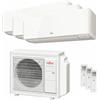 Fujitsu Condizionatore Fujitsu Serie KM WiFi trial split 9000+9000+12000 BTU inverter A+++ unità esterna 5.4 kW codice prodotto 3NGF82001/3NGF82113_2/3NGF82114_1