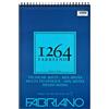 Fabriano Honsell 19100644 19100644 - Blocco a spirale, formato A3, 300 g/m², formato DIN 30, carta a grana media, colore bianco naturale, adatto per tutte le diverse tecniche, formato A3, 40 fogli