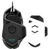 kwmobile Set Piedini di Ricambio per Mouse Compatibile con Logitech G502 wired (not for wireless) Mouse - Gommini nero - per Maggiore Controllo e Scorrevolezza