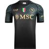 SSC Napoli Maglia Gara Third Euro, EA7, Tatuaggio Maori, Scudetto Tricolore, Logo SSCN stilizzato, Tessuto tecnico Dry Touch, 2023/2024, L