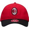 AC Milan Cappello con Visiera, Cappellino Estivo Classico con Logo Ufficiale, Cappellino Uomo o Donna, Unisex, Regolabile, Regolabile, Rosso/Nero