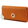 Mandarina Duck Mellow Leather Wallet, Accessori da Viaggio-Portafogli Donna, Marmalade, Taglia Unica