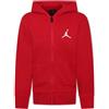JORDAN Felpa Bambino con Cappuccio Full Zip essencial 95C573 R78 Gym Red Bambino 8-10Y