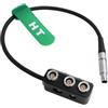 HangTon 12/24V Power RS Splitter Box per ARRI Alexa Sony Venice DSMC2 Camera 3 Pin Maschio a 3 x Fischer RS Femmina, 1 a 3 Triplo