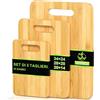 Set 3 Taglieri In Bambù FAH Con Mestolo - Naturali, Antibatterici, Per Carne, Formaggio E Aperitivi - Foto 3