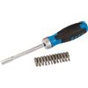 Draper Set di 13 cacciaviti a cricchetto, contenitore interno, punte da 12 x 25 mm, kit fai da te professionale per la casa e l'auto, utensili a testa piatta, a croce, esagonali e Tx-Star, 70442