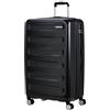 American Tourister ASTROBEAM - Spinner L, valigia espandibile, 77 cm, 97/110 L, nero (tempesta nera)