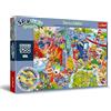 Trefl - Puzzle Spy Guy Lost Items: USA - 500 Pezzi, Diventa un Detective e Trova 20 Differenze, Oggetti Smarriti, Intrattenimento Creativo per Adulti e Bambini dai 10 anni