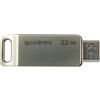 Goodram ODA3 unità flash USB 32 GB USB Type-A / USB Type-C 3.2 Gen 1 (3.1 Gen 1) Argento
