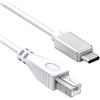 Ancable USB C a USB B Midi 1 m, tipo C a Midi Interface Lead Compatibile con Samsung Huawei Laptop, MacBook per collegare con controller midi, tastiera midi, registrazione interfaccia audio e molto altro