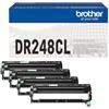 BROTHER 4 DRUM UNIT ORIGINALE BROTHER DR248CL BK/C/M/Y 30k