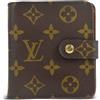 Louis Vuitton Pre-Owned - Portafoglio compatto 2006 - Donna - PVC - Taglia unica - Marrone