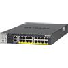 NETGEAR Switch di rete NETGEAR M4300-16X Gestito L3 10G Ethernet (100/1000/10000) Supporto Power over (PoE) 1U Nero [XSM4316PA-100NES]