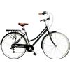 Versiliana Biciclette Vintage City Bike 28'' Donna Nera Resistente Pratica Comoda Perfetta per muoversi in citta'