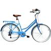 Versiliana Biciclette Vintage City Bike 26'' Donna Pastel Light Blue Resistente Pratica Comoda Perfetta per muoversi in citta'