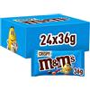 M&M's Crispy Confetti Al Cioccolato Contenenti Riso Soffiato, 24 Bustine Ognuna Da 36g di praline al cioccolato: totale 864g, Vecchia versione