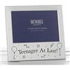 Shudehill Giftware Teefas Gifts Cornice portafoto, Metallo, Argento, Photo Size 5 x 3.5