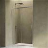Siro Box doccia per nicchia 120 cm 1 anta scorrevole cromo/trasparente