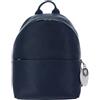 Mandarina Duck Mellow Leather P10fzt35, Zaino Donna, Blu (Dress Blue), 34x31x8 (L x H x W)