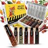DIBYS Set Regalo Peperoncino Piccante | 6 Spezie Piccanti | Set di Spezie al Peperoncino con Scaglie, Peperoncino Ancho, Peperoncino Bird's Eye e Altro Ancora | Regali per Gli Appassionati di Cucina