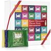 Kusmi Tea - Cofanetto Regalo per Uomini e Donne - Selezione di Tè e Infusi Biologici - Tè verde, Tè nero, Tisane, Tisane Fredde - 45 Bustine in 9 Diverse Varietà