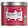 Kusmi Tea - Quatto Frutti Rossi Bio - Tè Nero Biologico Aromatizzato con Fragole, Lamponi, Ribes e Ciliegie -Tè in Foglie Sfuse - Scatola da 100g - Quantità per circa 50 tazze