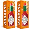 TABASCO Original Red Pepper Sauce (2x350ml) è l'opzione più economica! - Realizzata con soli tre ingredienti 100% naturali - 3 anni di maturazione Salsa Piccante al Peperoncino - Bottiglia di vetro