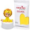 SARACINO We love pastry Saracino Pasta di Zucchero Model Gialla per Modellaggio da 250 g senza Glutine Made in Italy