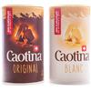 Caotina, Chocolate da bere, cacao in polvere con il miglior cioccolato svizzero Tin White + Milk, 2 Pack, (2x500g)