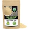Alpi Nature Semi di Sesamo Sbucciati 500g, Semi di Sesamo Bianco Sbucciati, Senza Glutine