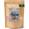 Biojoy Sale rosa, noto come sale dell'Himalaya, Salt Range Pakistan, 2 kg | Grosso, 2-5 mm per macinasale, ideale per condire o cucinare, non raffinato, naturale