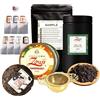 Yunnan Tuocha Zouji Tè Naturale Tuocha - Pacchetto Campione di Tè Premiati - 100g Nid + 100g Tè Sfuso No.116 + 7 Bustine di Diversi Aromi - 217g - Autentico Tè Cinese d'Origine