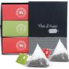 Khla - Set Regalo 3 Tè Mattino - Earl Grey, Chun Mee e Breakfast OP & - 3 x 20 Bustine di Tè Biologici - Tisane Asiatiche - Tè Nero, Verde - Confezione per Donna e Uomo - Tisane, Tea