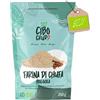 CIBO CRUDO crudo biologico vegan Cibocrudo Farina di Chufa Cruda Biologica, Naturalmente Priva di Glutine, Ottenuta da Zigoli Dolci Cyperus Escluentus, Perfetta per Pancake, Ottimi Valori Nutrizionali - 250 gr