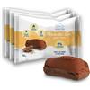 Nuvolazero Nuvola Zero - Plumcake Zero al Cacao Senza Carboidrati, Merendine Senza Lattosio, Senza Zuccheri, Senza Glutine, Ricco di Fibre, Confezione 3pz, Made in Italy