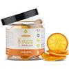 Biocal® - Fette di arancia disidratata naturali per cocktail, gin tonic, garnish decorativi e cucina creativa, ideali come aromi per gin tonic e spezie per cocktail - 70g