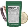 Saporepuro Farina di Semi di Carrube 50 gr / 125 gr - SENZA GLUTINE - Addensante e gelificante naturale 100% puro - Ideale per Gelati, Sorbetti, Dolci e Salse