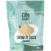 CIBO CRUDO crudo biologico vegan Cibocrudo Farina di Cocco Biologica Cruda, Coconut Flour Raw Organic, Ricca di Fibre e Sali Minerali, Povera di Calorie, Dalla Polpa della Noce di Cocco, Etichette in Italiano, 500 Grammi