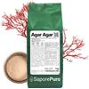 SaporePuro AGAR AGAR in polvere 1 kg - Gelificante naturale SENZA GLUTINE - ideale per cucina molecolare, addensante per dolci, marmellate, budini e gelati