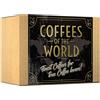 Black Donkey - Kit Degustazione Caffè - WORLD'S COFFEES | Caffè Macinato 600g (6x100g) | 6 Pregiate Qualità di Caffè Monorigine | Confezione Regalo per Lui o per Lei