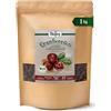 Biojoy Mirtillo Rosso essiccato Biologico (1 kg), Mirtilli Rossi dolcificati con Concentrato di Succo di Mela