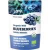 LOOV mirtilli selvatici biologici, senza zuccheri od olii aggiunti, liofilizzati da foreste nordiche, 100% interi, Non-OGM, 113 g, bacche essiccate non zuccherate