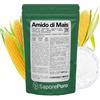 SaporePuro Amido di Mais Nativo 200 g - Addensante Naturale per Dolci, Creme e Salse - Senza Glutine e Vegan