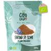 CIBO CRUDO crudo biologico vegan Farina di Semi di Lino Macinati Biologici - 500g. Farina Low Carb Ricca di Omega 3 e Fibre. Contiene Antiossidanti Fitosteroli e Proteine Vegetali.