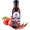 Poppamies Salsa BBQ Piccante al Bourbon - Adatta per cibi alla griglia e hamburger e come salsa da accompagnamento e di cottura - Piccantezza 6/10-410g