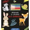 Pulce Disegno e coloro gli animali. Ediz. a colori. Con gessetti