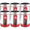Illy Moka 100% Arabica Caffè Tostatura Macinato Caffè Espresso Tostatura Normale Barattolo 6x250 g