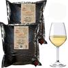 Cantina Firosa Bag In Box | 10 Litri Fiano Safis | Vino Bianco della Campania | Cantina Firosa | 2 Ricariche da 5 Litri