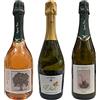 Generico Tris Vini Spumante BURSON Rosè + DIVO Famoso Extra Dry + RAMBELA Brut